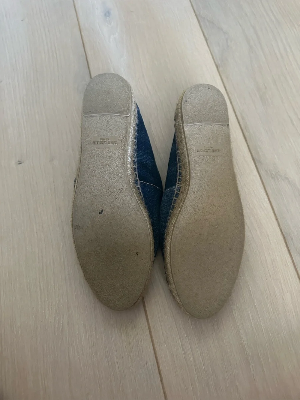 Saint Laurent Perseo Denim Espadrilles- Barely Worn